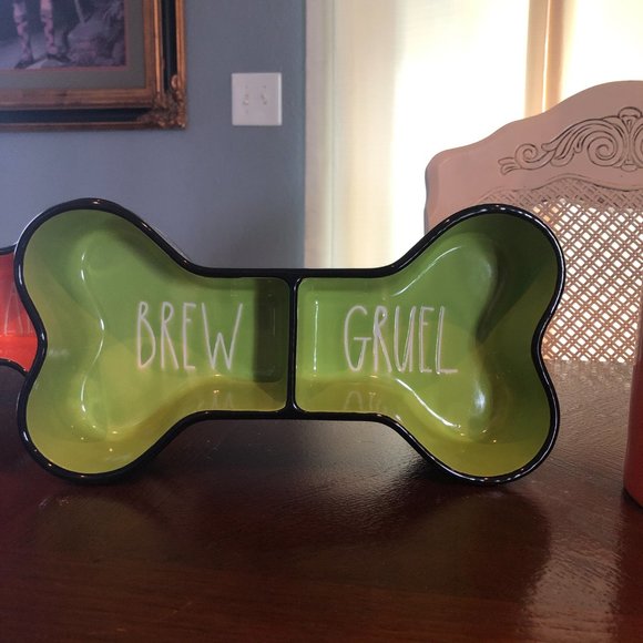 Rae Dunn Bugs and Hisses Canister & two bone shaped bowls - 9.75x4.5 - Picture 3 of 6